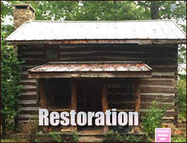 Historic Log Cabin Restoration  Saint Stephens Church, Virginia